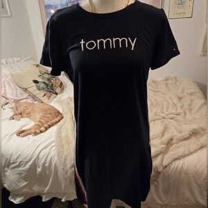 Tommy Hilfiger Navy Blue Short Sleeve Dress
